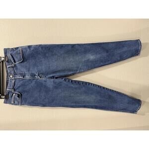 Vintage Gloria Vanderbilt High-Waisted Blue Denim Jeans for Women, Size 14